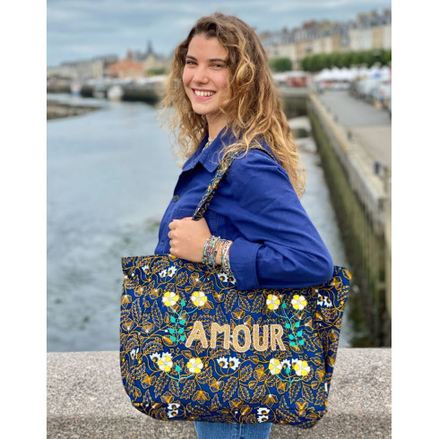 Sac Kossiwa brodé AMOUR