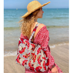 Kossiwa wax bag embroidered...