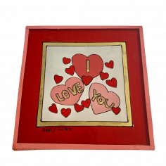 Peinture sous verre 10x10 I...