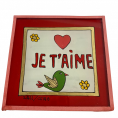 Peinture sous verre 10x10...