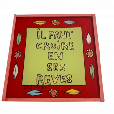 Peinture sous verre 10x10...