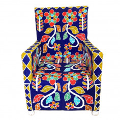 Fauteuil perlé du Nigéria