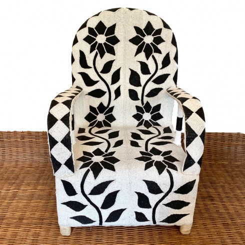 Fauteuil perlé du Nigéria