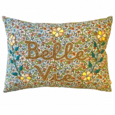 Embroidered cushion Belle Vie 2