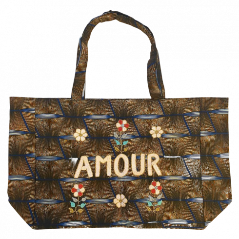 Kossiwa bag embroidered AMOUR