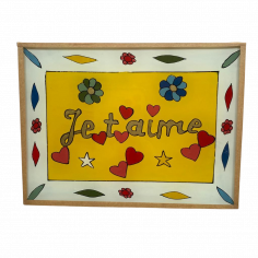 Peinture sous verre 16x12...