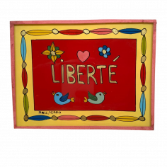 Peinture sous verre 16x12cm...