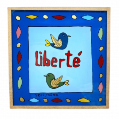 Peinture sous verre 10x10...