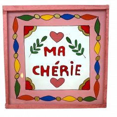 Peinture sous verre 10x10...