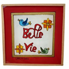 Peinture sous verre 10x10...