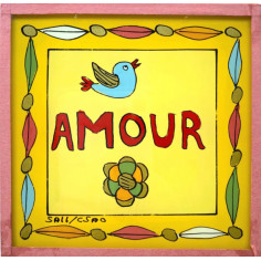 Peinture sous verre 10x10...