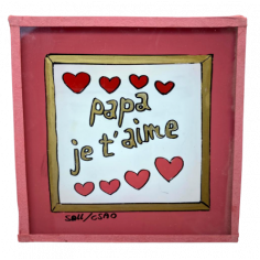 Peinture sous verre 10x10...