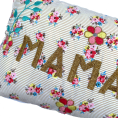Embroidered cushion MAMAN 2