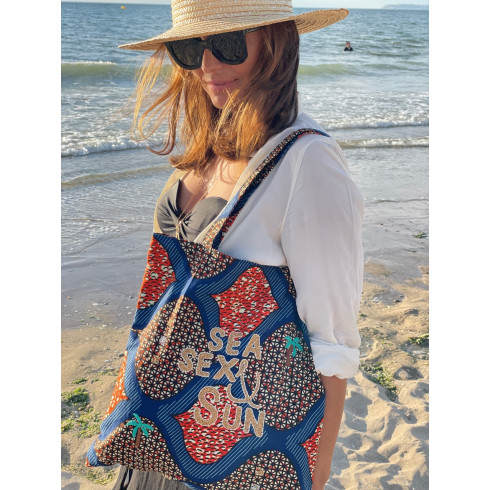 Lisette bag embroidered SEA SEX SUN