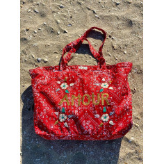 Kossiwa bag embroidered AMOUR 2