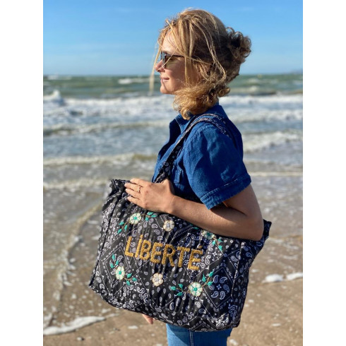 Sac Kossiwa brodé LIBERTE