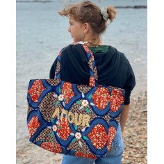 Kossiwa bag embroidered AMOUR