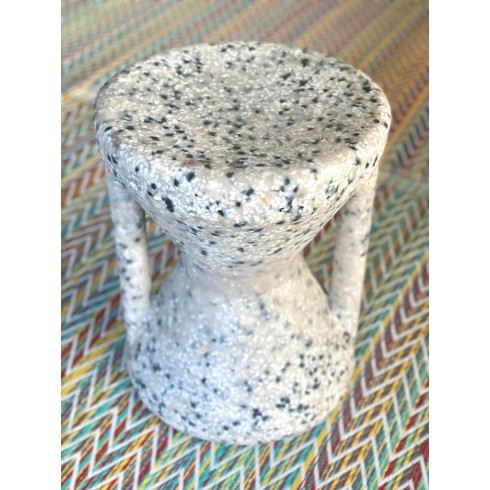 Tabouret YOYO mélange gris crème