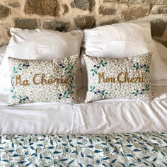 Embroidered cushion Ma Chérie 2