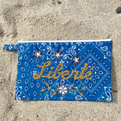 Pochette GM bandana bleu... 2