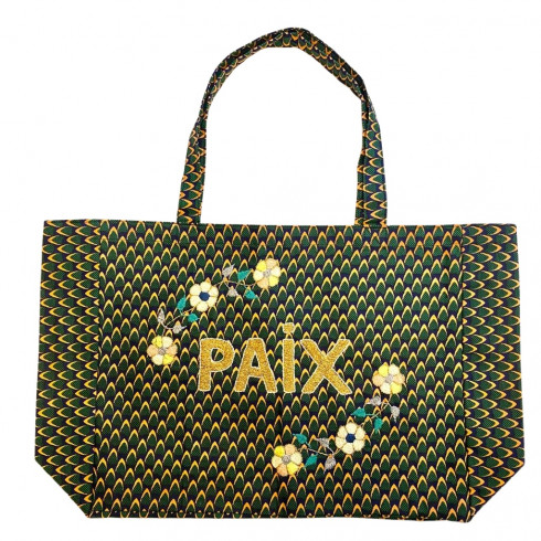 Sac Kossiwa brodé PAIX