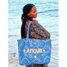 Kossiwa bag embroidered AMOUR