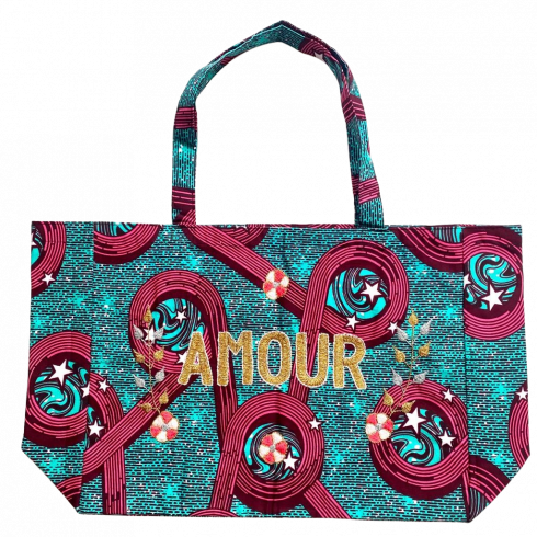 Sac Kossiwa brodé AMOUR