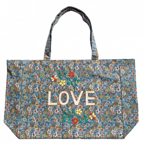 Kossiwa bag embroidered LOVE
