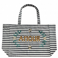 Kossiwa bag embroidered AMOUR