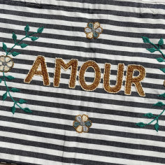 Kossiwa bag embroidered AMOUR 2