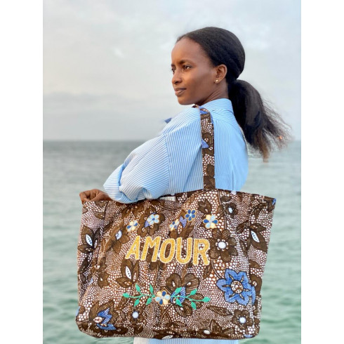 Sac Kossiwa brodé AMOUR
