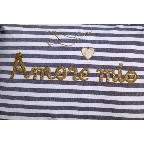 Coussin brodé AMORE MIO