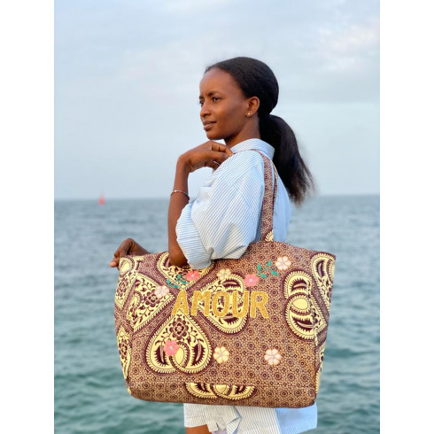 Sac Kossiwa brodé AMOUR