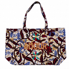 Kossiwa bag embroidered AMOUR