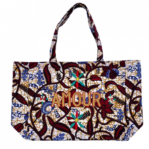 Sac Kossiwa brodé AMOUR