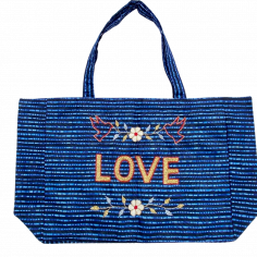 Kossiwa bag embroidered LOVE