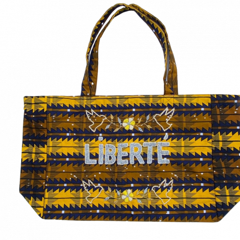 Sac Kossiwa brodé LIBERTE