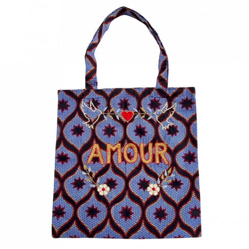 Lisette bag embroidered AMOUR