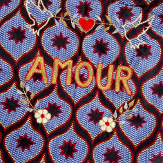 Sac wax Lisette brodé AMOUR 2