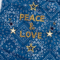 Sac wax Lisette brodé PEACE... 2