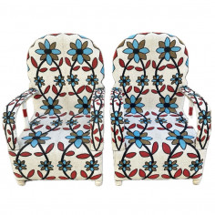 Fauteuil perlé du Nigéria 2
