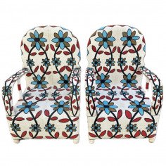 Fauteuil perlé du Nigéria 2