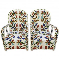 Fauteuil perlé du Nigéria 2