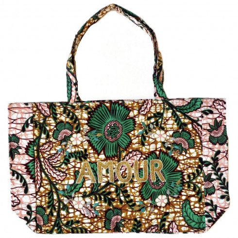 Kossiwa bag embroidered AMOUR