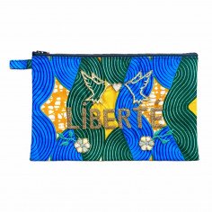 LOVE embroidered clutch