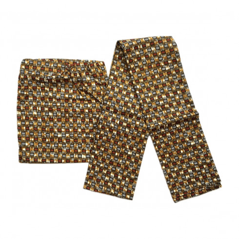 Légos scarf and pouch