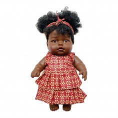 Poupée Amy - Robe rouge...