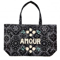 Kossiwa bag embroidered AMOUR