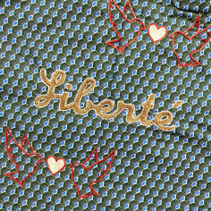 Sac Lisette brodé LIBERTE