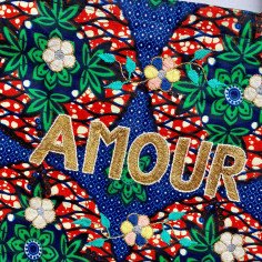 Kossiwa wax bag embroidered... 2